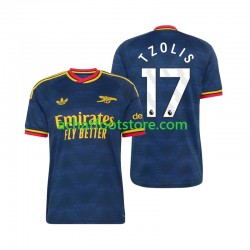 Maillot Arsenal Christos Tzolis 17 Extérieur Tenue pour Homme 2026-2027 Manche Courte