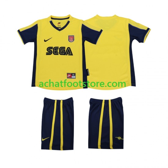 Maillot Arsenal Rétro Extérieur Tenue pour Enfant 2022 2011 Manche Courte