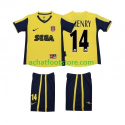 Maillot Arsenal Thierry Henry 14 Rétro Extérieur Tenue pour Enfant 2022 2011 Manche Courte