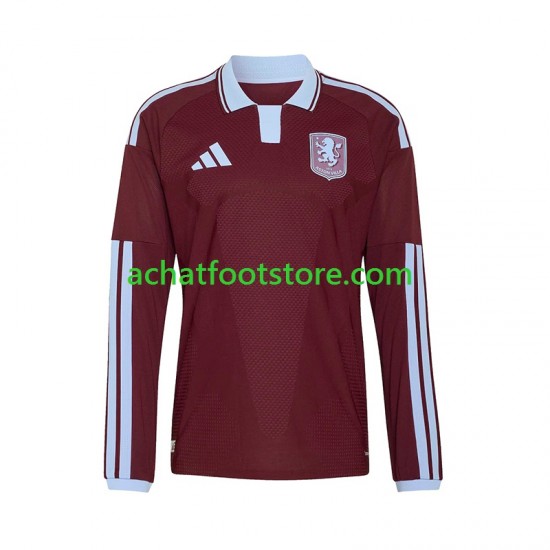 Maillot Aston Villa Domicile Tenue pour Homme 2026-2027 Manche Longue