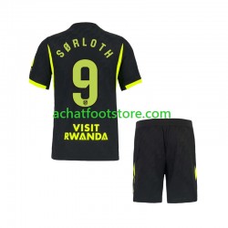 Maillot Atlético Madrid Alexander Sorloth 9 Extérieur Tenue pour Enfant 2026-2027 Manche Courte