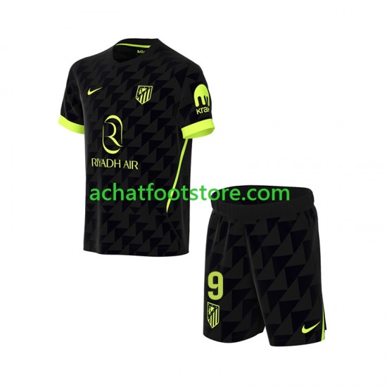 Maillot Atlético Madrid Alexander Sorloth 9 Extérieur Tenue pour Enfant 2026-2027 Manche Courte