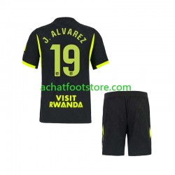 Maillot Atlético Madrid Julian Alvarez 19 Extérieur Tenue pour Enfant 2026-2027 Manche Courte