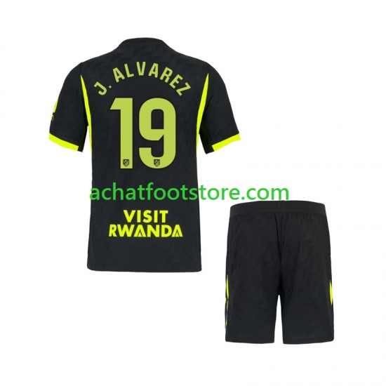 Maillot Atlético Madrid Julian Alvarez 19 Extérieur Tenue pour Enfant 2026-2027 Manche Courte
