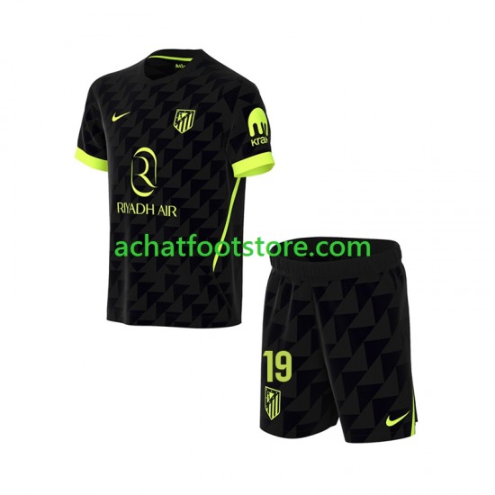 Maillot Atlético Madrid Julian Alvarez 19 Extérieur Tenue pour Enfant 2026-2027 Manche Courte