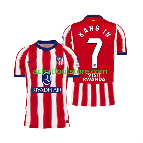 Maillot Atlético Madrid Lee Kang-in 7 Domicile Tenue pour Homme 2026-2027 Manche Courte