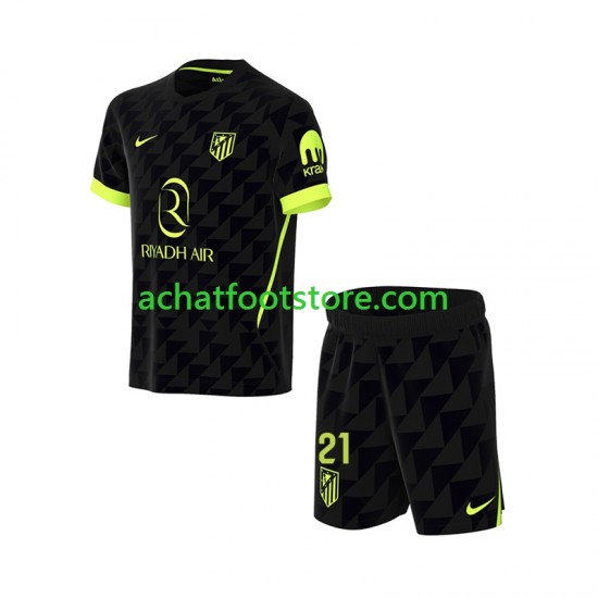 Maillot Atlético Madrid Obed Vargas 21 Extérieur Tenue pour Enfant 2026-2027 Manche Courte