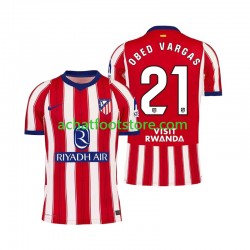 Maillot Atlético Madrid Obed Vargas 21 Domicile Tenue pour Homme 2026-2027 Manche Courte