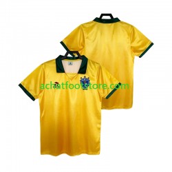 Maillot Brésil Rétro Domicile Tenue pour Homme 1988 Manche Courte