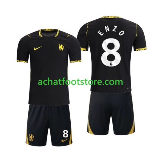 Maillot Chlesea Enzo Fernandez 8 Extérieur Tenue pour Enfant 2026-2027 Manche Courte