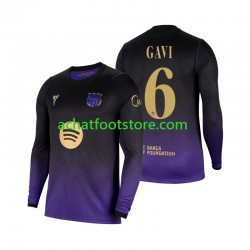 Maillot FC Barcelone Gavi 6 Extérieur Tenue pour Homme 2026-2027 Manche Longue