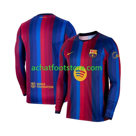 Maillot FC Barcelone Domicile Tenue pour Homme 2026-2027 Manche Longue