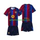 Maillot FC Barcelone Domicile Tenue pour Enfant 2026-2027 Manche Courte