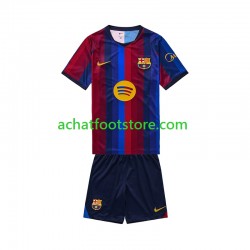 Maillot FC Barcelone Domicile Tenue pour Enfant 2026-2027 Manche Courte