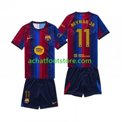 Maillot FC Barcelone Neymar JR 11 Domicile Tenue pour Enfant 2026-2027 Manche Courte
