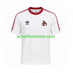 Maillot FC Cologne Rétro Domicile Tenue pour Homme 1986 1987 Manche Courte