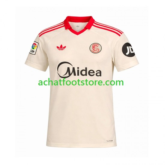 Maillot Séville FC Rétro Domicile Tenue pour Homme 2025-2026 Manche Courte