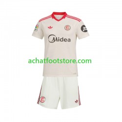 Maillot Séville FC Rétro Domicile Tenue pour Enfant 2025-2026 Manche Courte
