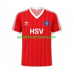 Maillot Hamburger SV Rétro Extérieur Tenue pour Homme 1983 Manche Courte