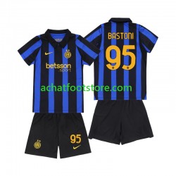 Maillot Inter Milan Alessandro Bastoni 95 Domicile Tenue pour Enfant 2026-2027 Manche Courte