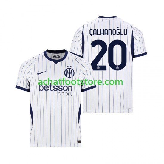 Maillot Inter Milan Hakan Calhanoglu 20 Extérieur Tenue pour Homme 2026-2027 Manche Courte