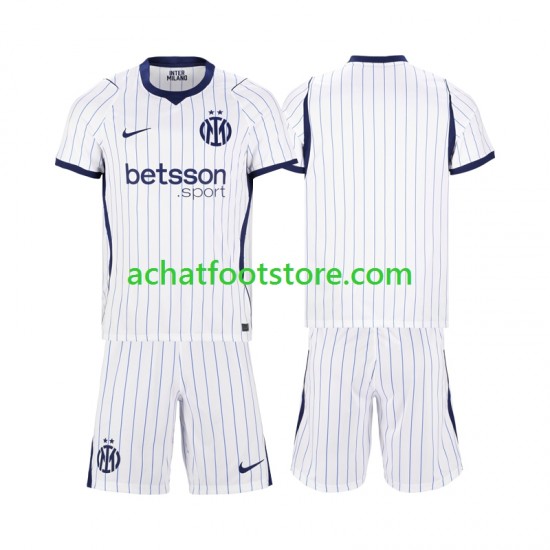 Maillot Inter Milan Extérieur Tenue pour Enfant 2026-2027 Manche Courte