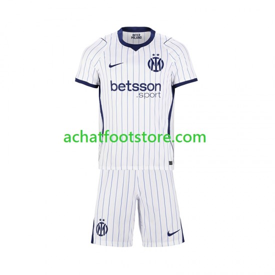Maillot Inter Milan Extérieur Tenue pour Enfant 2026-2027 Manche Courte