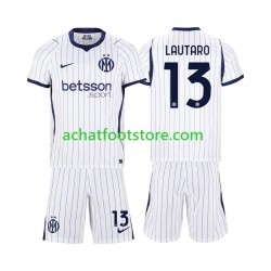 Maillot Inter Milan Lautaro Martinez 13 Extérieur Tenue pour Enfant 2026-2027 Manche Courte