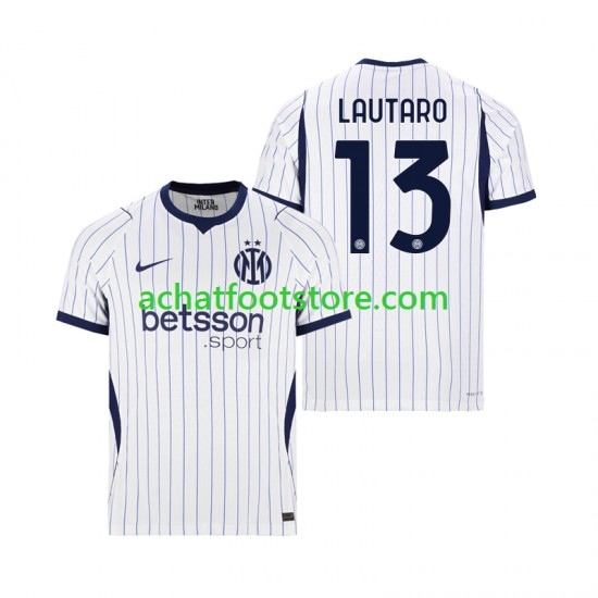Maillot Inter Milan Lautaro Martinez 13 Extérieur Tenue pour Homme 2026-2027 Manche Courte
