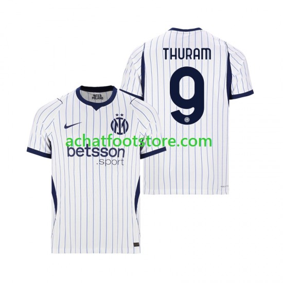 Maillot Inter Milan Marcus Thuram 9 Extérieur Tenue pour Homme 2026-2027 Manche Courte