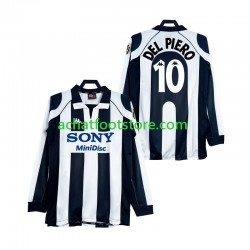 Maillot Juventus DEL PIERO 10 Rétro Domicile Tenue pour Homme 2004 1988 Manche Longue