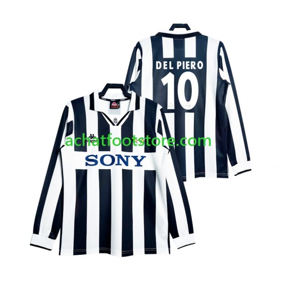 Maillot Juventus DEL PIERO 10 Rétro Domicile Tenue pour Homme 2004 Manche Longue