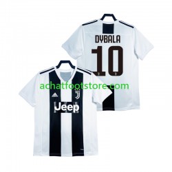 Maillot Juventus DYBALA 21 Rétro Domicile Tenue pour Homme 2018 2019 Manche Courte