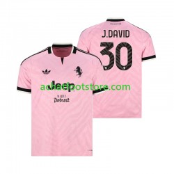 Maillot Juventus Jonathan David 30 Extérieur Tenue pour Homme 2026-2027 Manche Courte