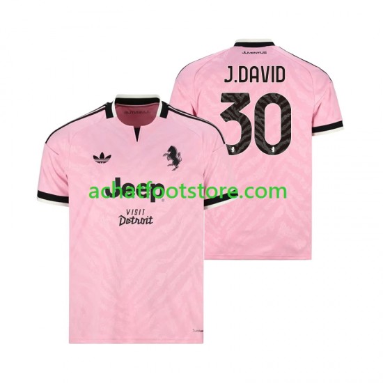 Maillot Juventus Jonathan David 30 Extérieur Tenue pour Homme 2026-2027 Manche Courte