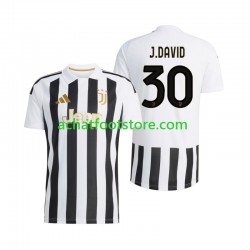 Maillot Juventus Jonathan David 30 Domicile Tenue pour Homme 2026-2027 Manche Courte