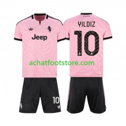 Maillot Juventus Kenan Yildiz 10 Extérieur Tenue pour Enfant 2026-2027 Manche Courte