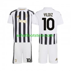 Maillot Juventus Kenan Yildiz 10 Domicile Tenue pour Enfant 2026-2027 Manche Courte