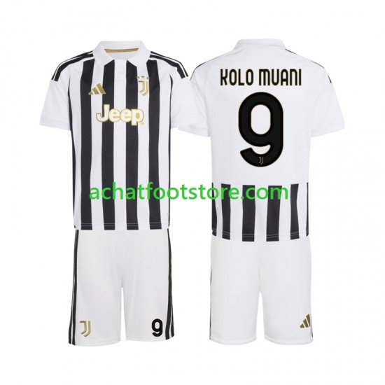 Maillot Juventus Randal Kolo Muani 9 Domicile Tenue pour Enfant 2026-2027 Manche Courte