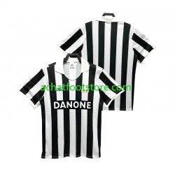 Maillot Juventus Rétro Domicile Tenue pour Homme 1992 1994 Manche Courte