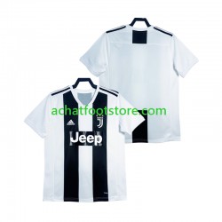 Maillot Juventus Rétro Domicile Tenue pour Homme 2018 2019 Manche Courte