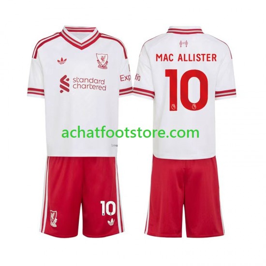 Maillot Liverpool Alexis Mac Allister 10 Extérieur Tenue pour Enfant 2026-2027 Manche Courte