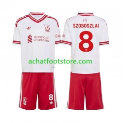 Maillot Liverpool Dominik Szoboszlai 8 Extérieur Tenue pour Enfant 2026-2027 Manche Courte