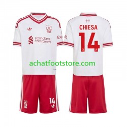 Maillot Liverpool Federico Chiesa 14 Extérieur Tenue pour Enfant 2026-2027 Manche Courte