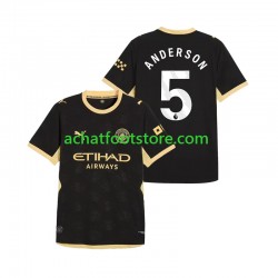 Maillot Manchester City Elliot Anderson 5 Extérieur Tenue pour Homme 2026-2027 Manche Courte