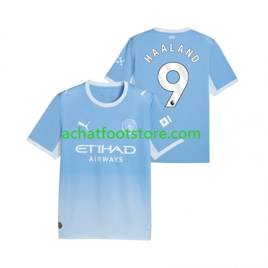 Maillot Manchester City Erling Haaland 9 Domicile Tenue pour Homme 2026-2027 Manche Courte
