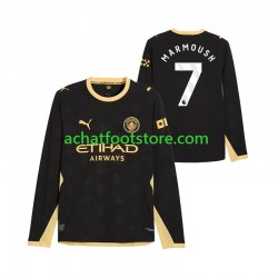 Maillot Manchester City Omar Marmoush 7 Extérieur Tenue pour Homme 2026-2027 Manche Longue