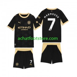 Maillot Manchester City Omar Marmoush 7 Extérieur Tenue pour Enfant 2026-2027 Manche Courte