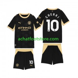 Maillot Manchester City Rayan Cherki 10 Extérieur Tenue pour Enfant 2026-2027 Manche Courte
