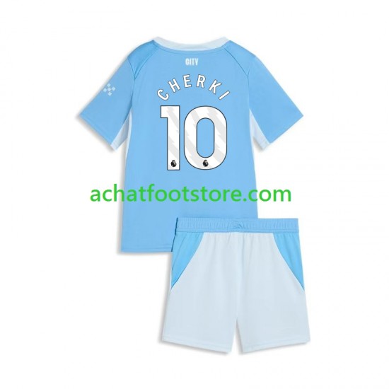Maillot Manchester City Rayan Cherki 10 Domicile Tenue pour Enfant 2026-2027 Manche Courte
